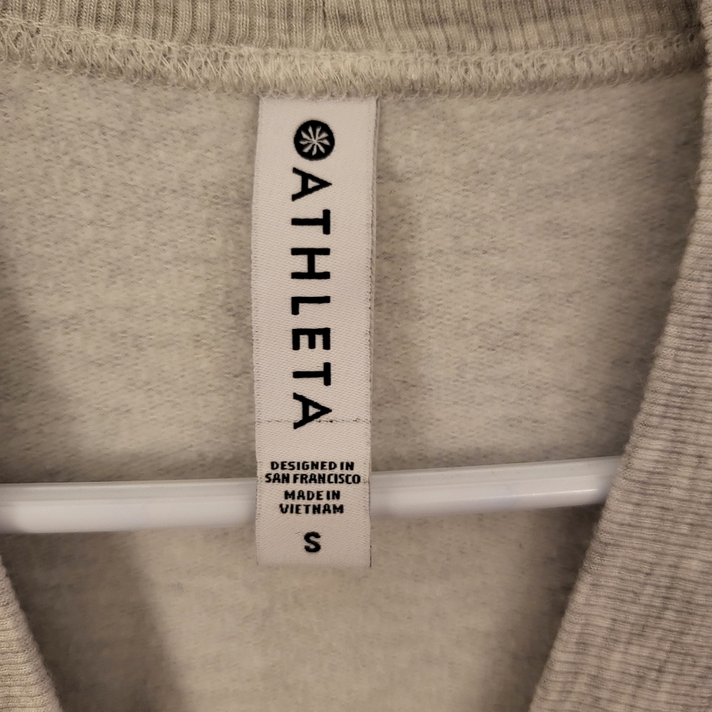 Athleta Grey Wrap Sweater - Picture 4 of 9